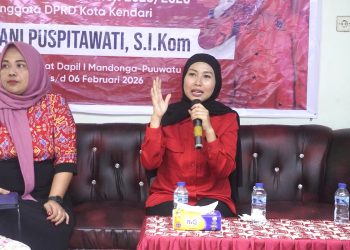 Reses Masa Sidang II Tahun 2025/2026, Apriliani Puspitawati Serap Aspirasi Warga Dapil I Mandonga–Puuwatu