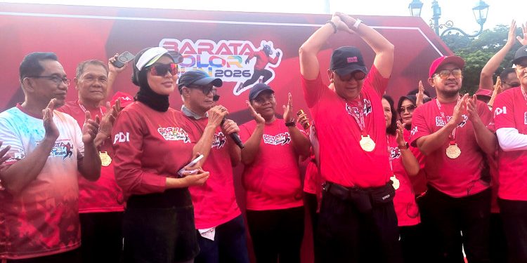Sukses Event Barata Colour Run Kendari, Hasto Kristianto “Bakar” Energi Juang Generasi Muda Sulawesi Tenggara