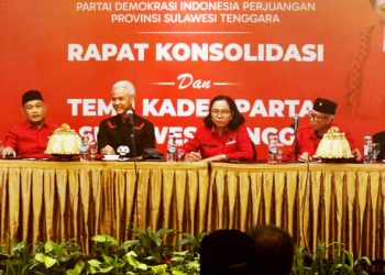 Dipimpin Ganjar Pranowo dan Esti Wijayati, PDI Perjuangan se-Sultra Gelar Konsolidasi Internal