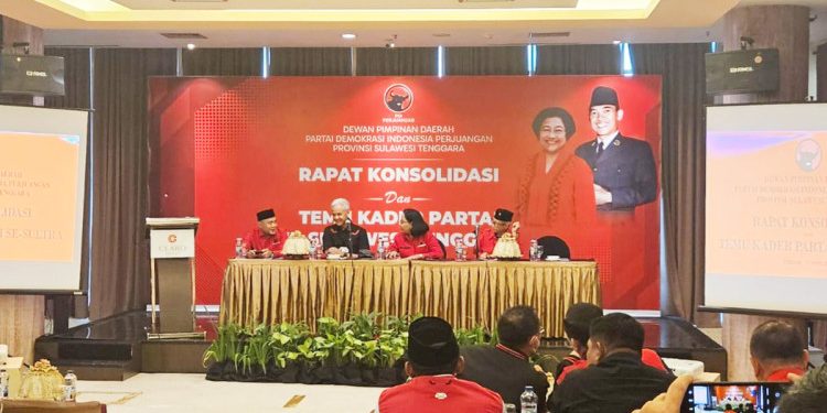 DPC PDI Perjuangan Kota Kendari Tuan Rumah Konsolidasi DPP Jelang Barata Colour Run 2026