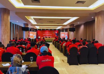 Pengurus, Anggota DPR Hingga Kepala Daerah dari PDI Perjuangan se-Sultra Dengarkan Arahan Ganjar Pranowo