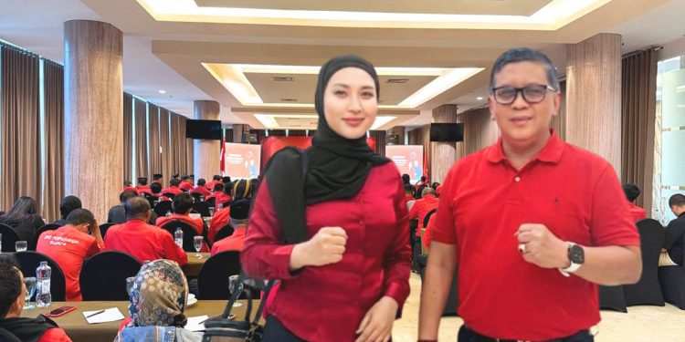 Sekjen PDIP Sambangi Kendari, Apriliani Puspitawati: Momentum Perkuat Soliditas Kader