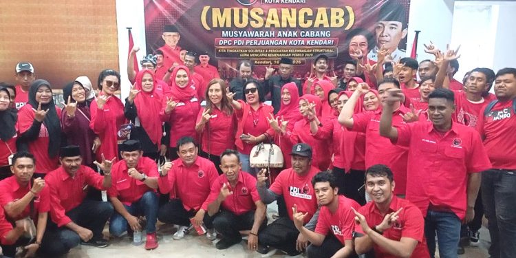 PAC PDI Perjuangan se-Kota Kendari Dilantik: Siap ‘Tempur’ di Pemilu 2029