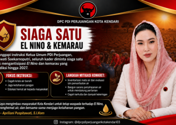 Waspada El Nino, Apriliani Puspitawati Imbau Warga Kendari Hemat Air Bersih dan Jaga Ketahanan Pangan