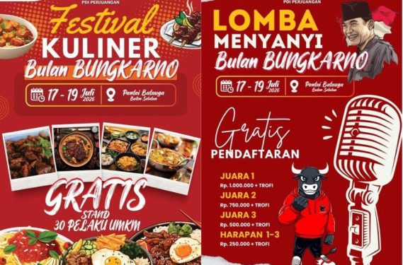 PDI Perjuangan Buton Selatan Peringati Bulan Bung Karno dengan Libatkan Pelaku UMKM dan Masyarakat