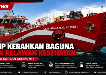 PDI Perjuangan Kerahkan Baguna dan Relawan Bantu Korban Gempa NTT
