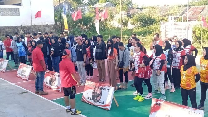 PDI Perjuangan Kecamatan Puwatu Gaungkan Semangat Persatuan dengan Turnamen Bola Voli