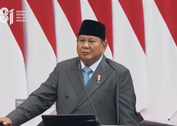 Prabowo Ucap Terima Kasih Khusus kepada PDI Perjuangan di Hadapan DPR