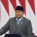 Prabowo Ucap Terima Kasih Khusus kepada PDI Perjuangan di Hadapan DPR