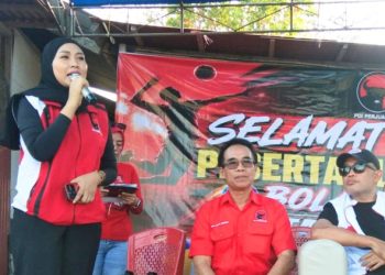 PDI Perjuangan Puuwatu Gelar Turnamen Voli Antar-Ranting, Apriliani: Ini Bukan Sekadar Olahraga